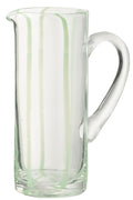 J-Line Karaf Strepen Glas Transparant/Groen
