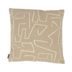 Roy Chenille Jaquard Kussen Creme 45x45cm