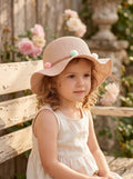 Hoed Kind Roze Papierstro