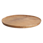 Teakhouten decoratief bord