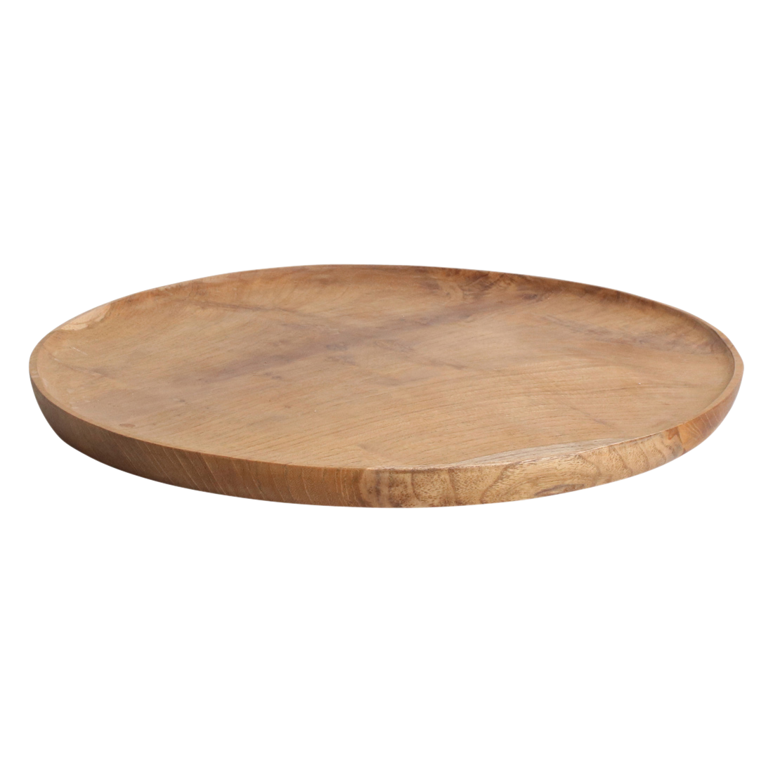 Teakhouten decoratief bord