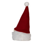 Kerstdecoratie met LED-verlichting Kabouter 10x10x25 cm / 3xAA Rood Synthetisch