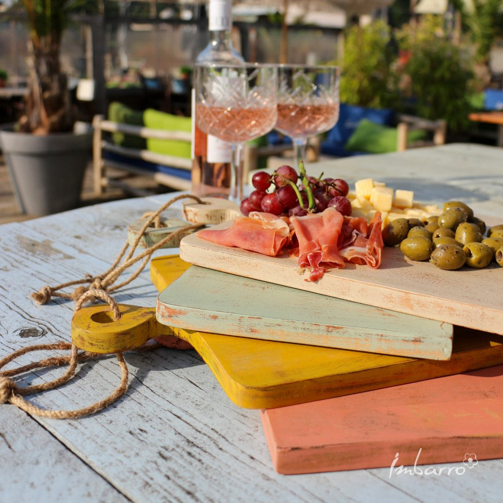 Wooden serving board Sal Pink