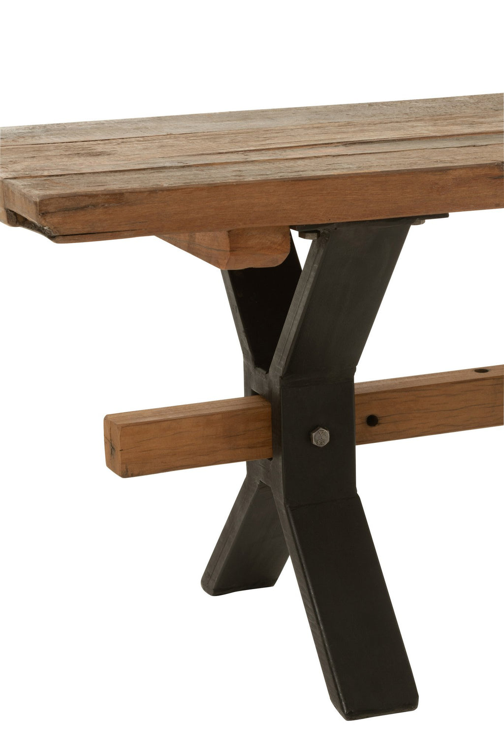 J-Line Verouderd bank - hout - bruin