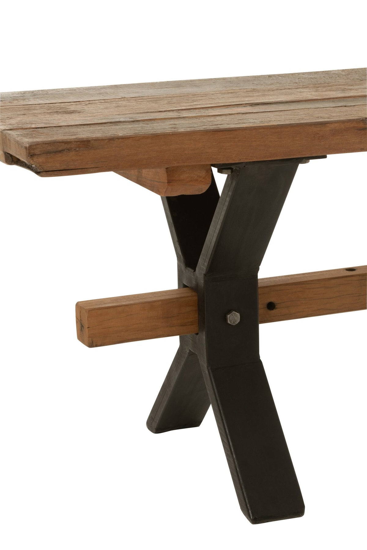 J-Line Verouderd bank - hout - bruin