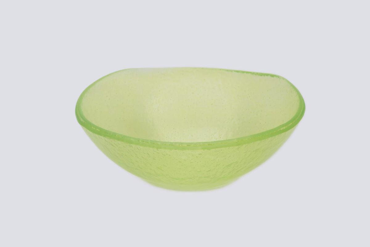 Eénkleurig schaalblad 12x5 geel