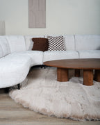 Vloerkleed Morbido Sand - Rond ø200 cm