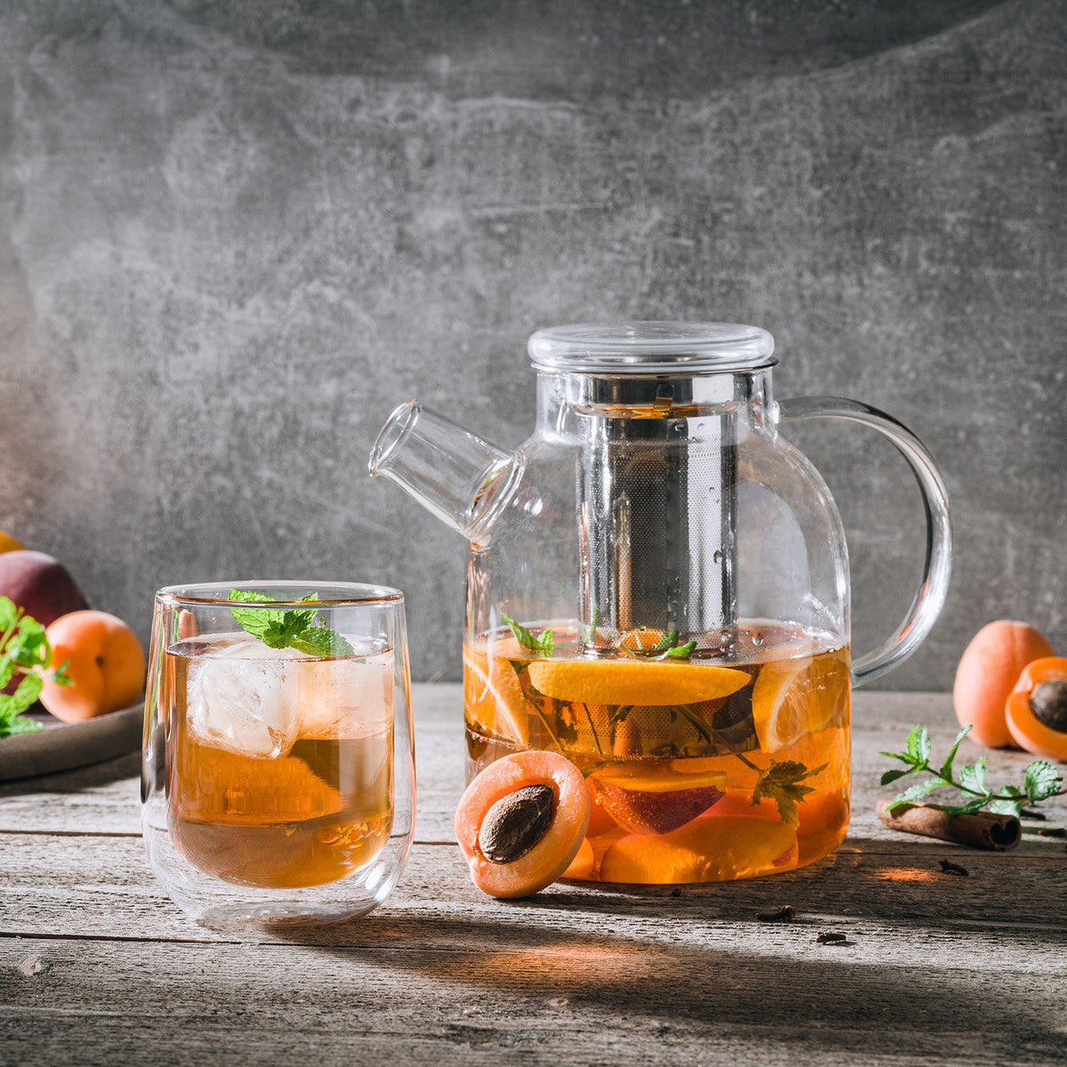 Mok 36cl dubbelwandig glas Paris - Set van 2