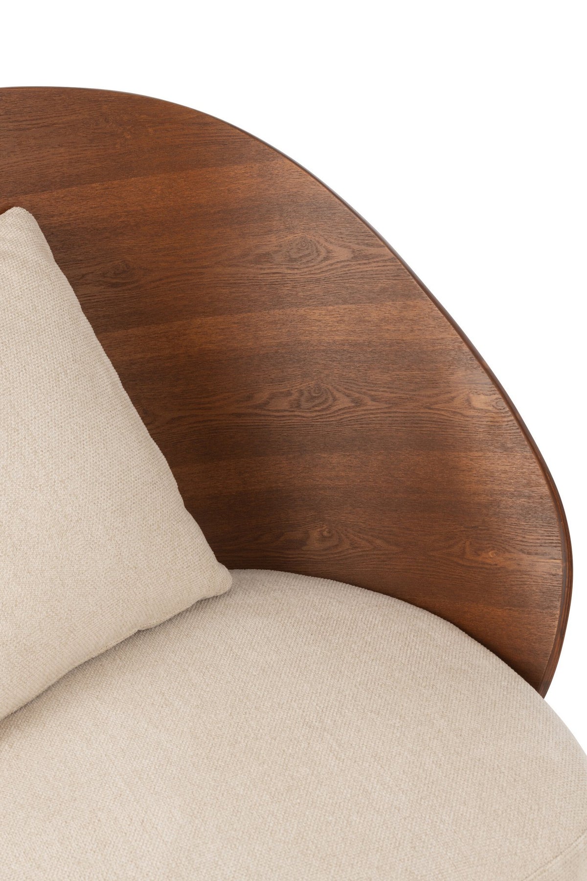 J-Line Loungestoel Multiplex/Metaal Bruin/Beige