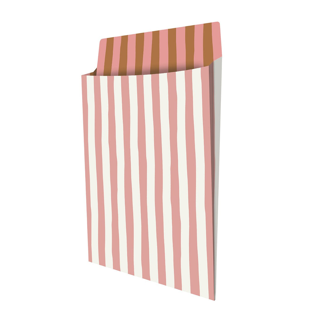 Lazy Stripes - Tijdschriftenzakken – 25×34+4cm 100st