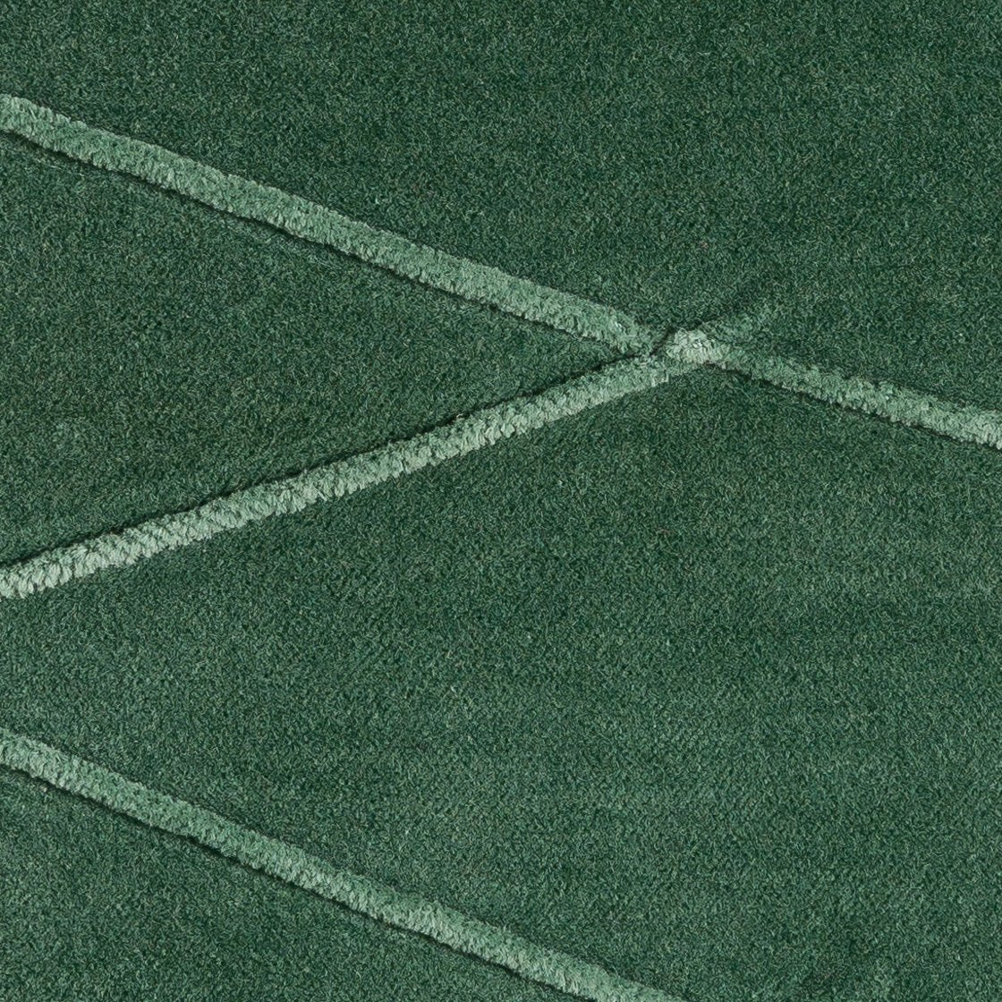Uneven Pintuck kussen groen 45x45cm