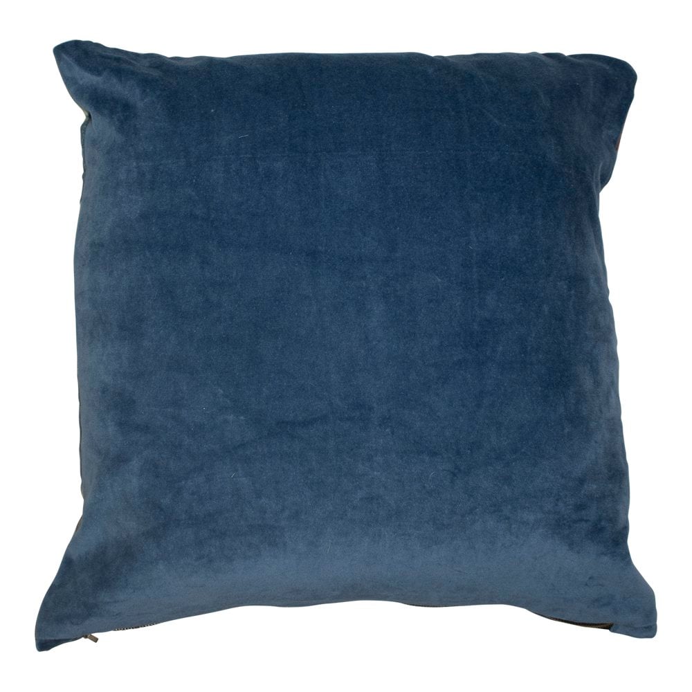 Kussen fluweel charming papegaaien groen blauw 45x45cm*