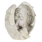 Beeld Engel (2) 10x6x10 cm Beige Kunststof