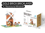 Bouwpakket Steam DIY Windmolen- Steen- eerst zelf steentjes maken en daarna bouwen!
