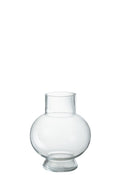 J-Line vaas Bol - glas - transparant - small - Ø 18 cm
