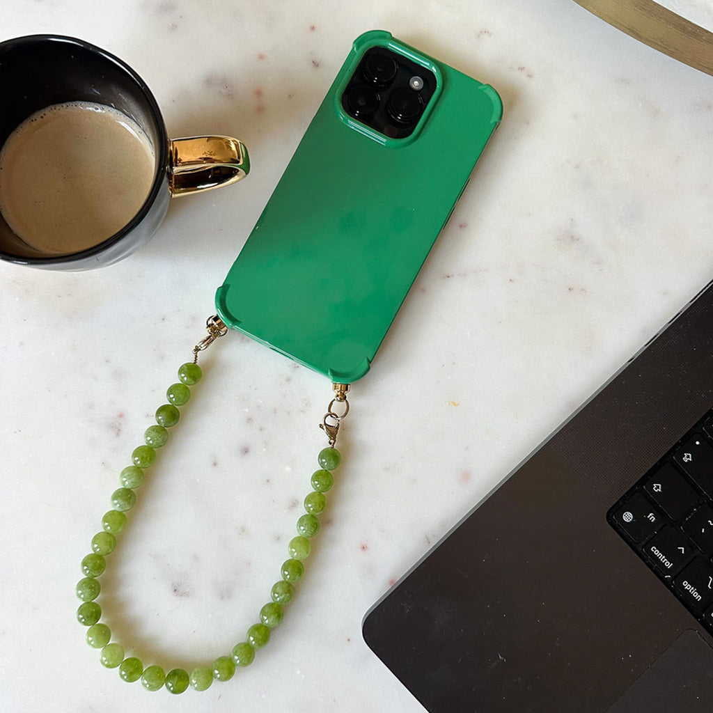 Louiz Telefoonkoord Groene Jade