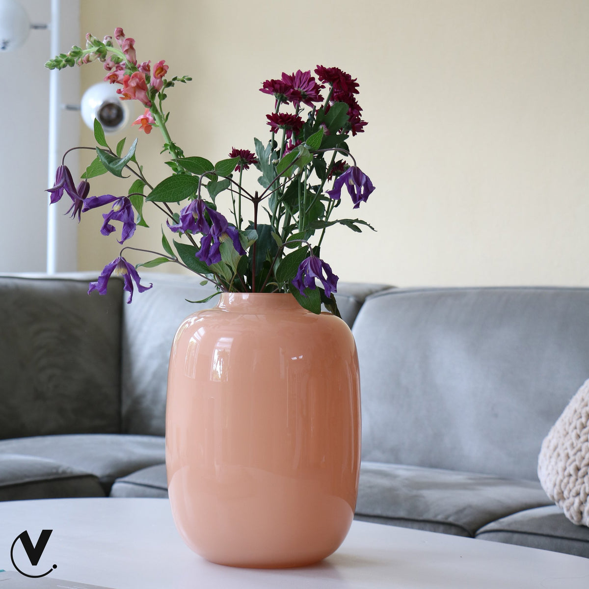 Vaas - Artic pastel peach