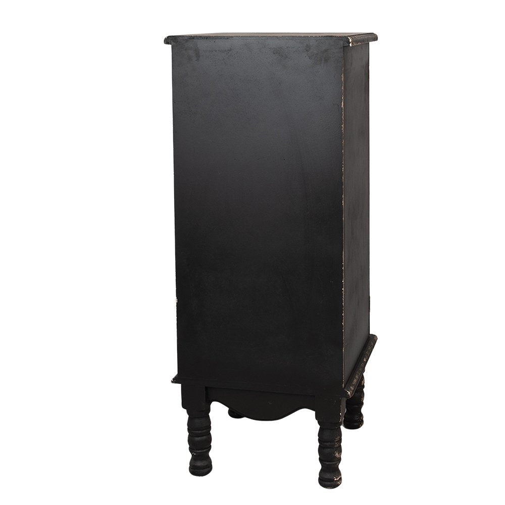 Opbergkast Zwart, Hout 46x42x111 cm