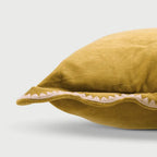 Kussenhoes | Mirage Scallop Deep Oker kussenhoes van Sanctuary Living
