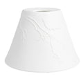 Hanglampenkap Ø 15x10 cm Wit Porselein Vogels op Takken