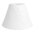 Hanglampenkap Ø 15x10 cm Wit Porselein Vogels op Takken