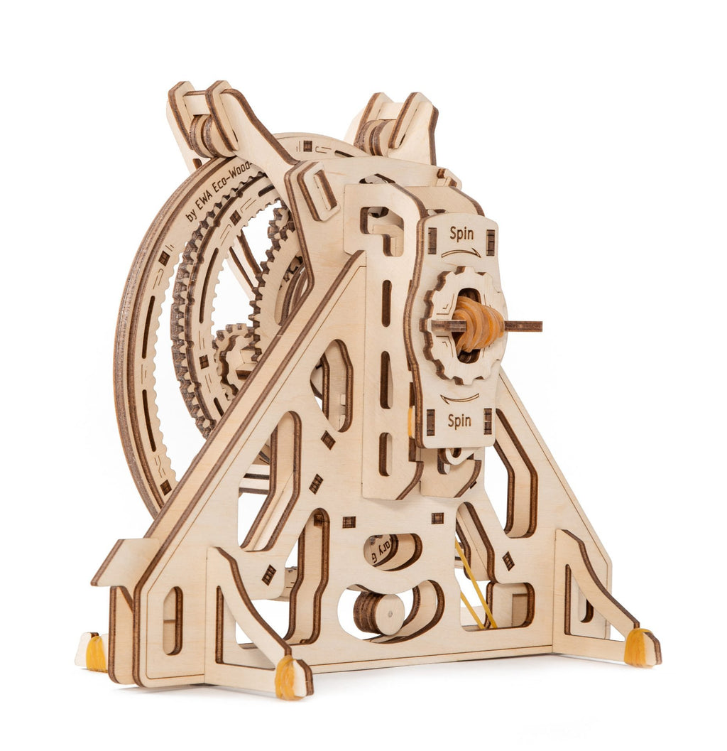 Eco Wood Art (EWA) 3D Mechanische Puzzel Planetary Gear, 1058, 11,8x24,7x20,4cm
