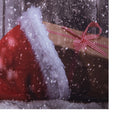 Kerst Achtergronddoek 180x210 cm Rood Textiel