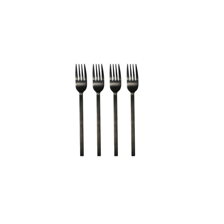 Leeff Forks Charlot, set of 4 black