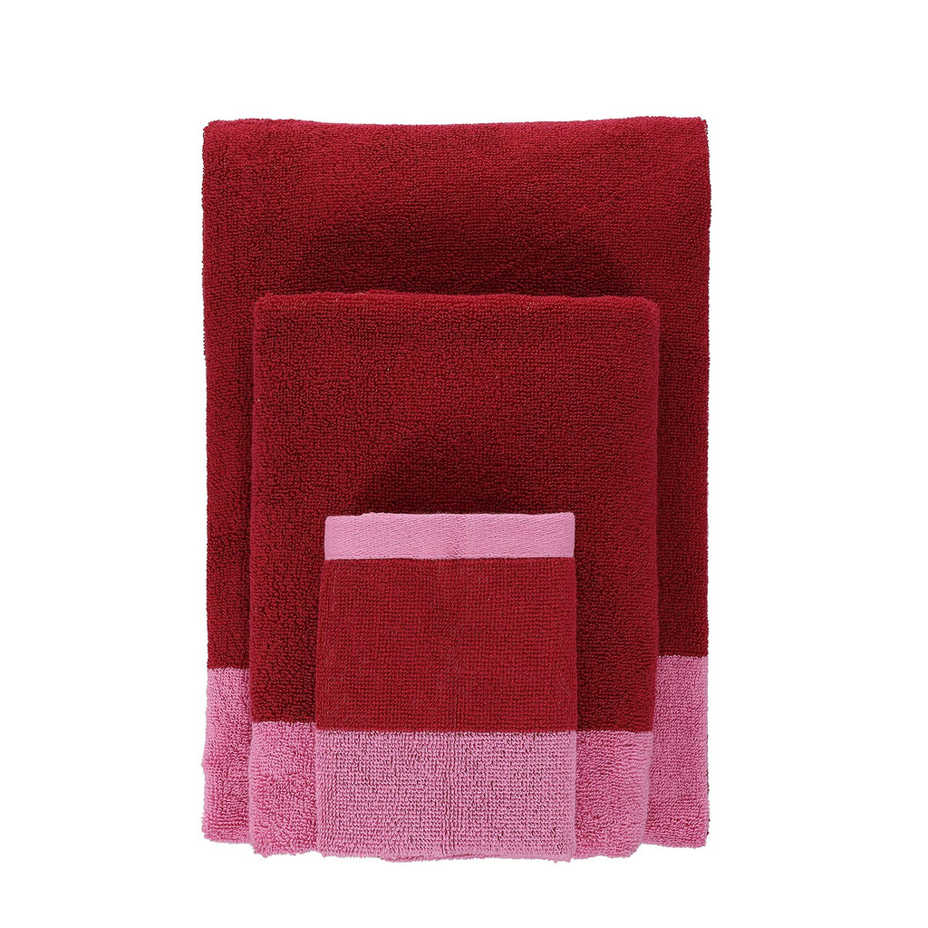Gastendoekje 30x50cm roze Pixie - Set van 2