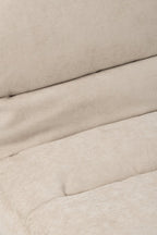 J-Line Gecomprimeerde chaise longue - schuim - ecru
