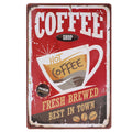 Coffee Retro Wandbord 30x20