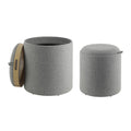 Hocker Mashike Grijs 39x44 cm