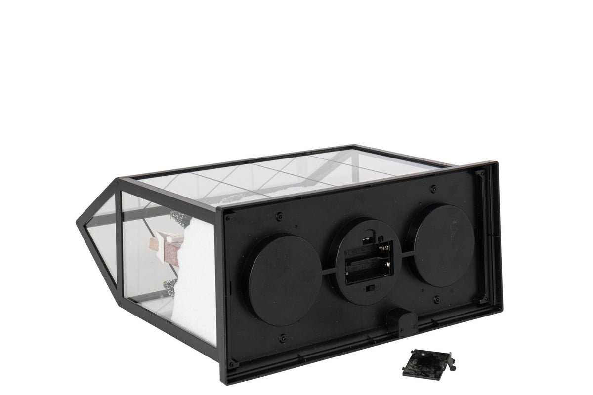 J-Line Ledkerstdorp - glas/synthetisch - multikleur - large