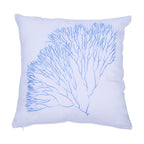 Coral kussen blauw wit 45x45cm