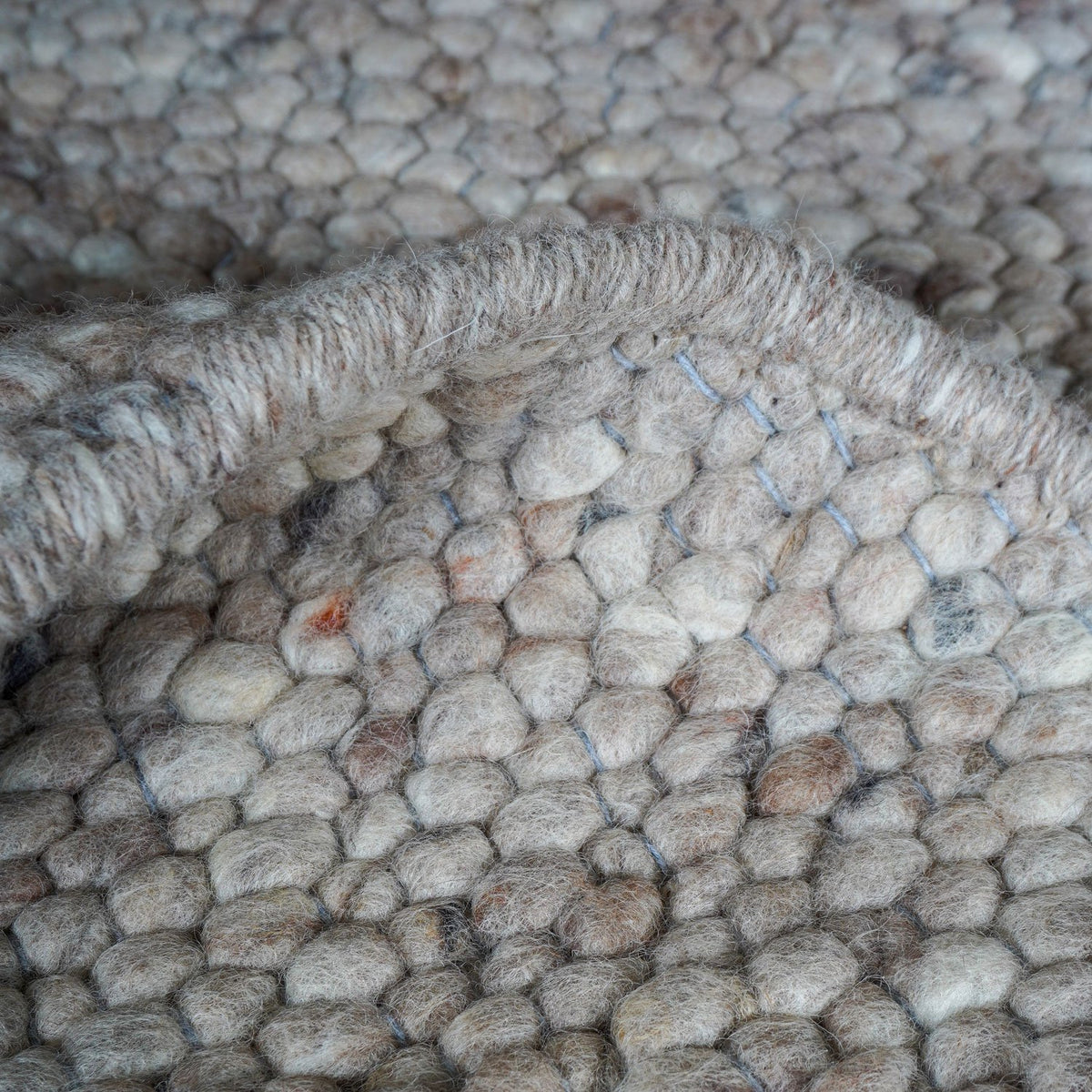 Vloerkleed Stone Donker Beige 417 - Organisch 160 x 230 cm
