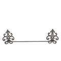 Handdoekhouder 58x6x15 cm Bruin IJzer Handdoekstang