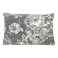 Vintage Flower kussen grijs 35x50cm