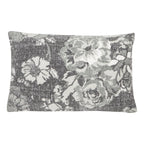 Vintage Flower kussen grijs 35x50cm