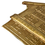 Hanger ijzer chalet b goud 23cm