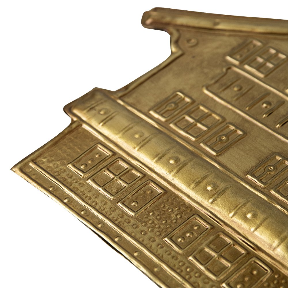Hanger ijzer chalet b goud 23cm
