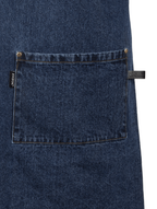 Apron Denim crossback - 75x85 cm, blue