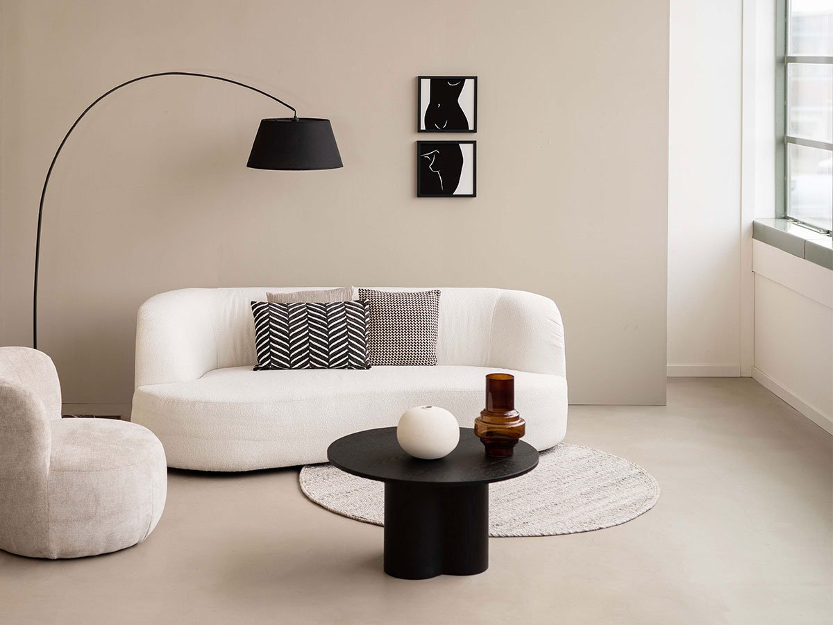 Vloerkleed Pebbel 834 - Rond ø200 cm
