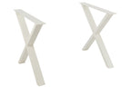 J-Line tafel Poten Kruis - metaal - wit