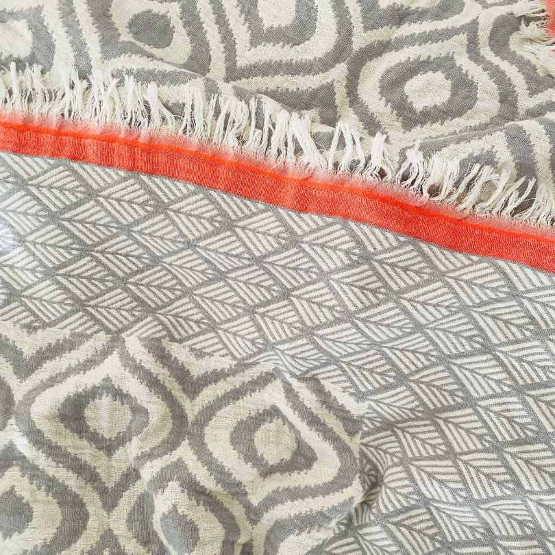 Jacquard Hamam Plaid 'May' 170x130 cm