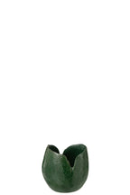 J-Line vaas Thibault - keramiek - groen - S