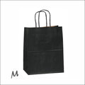 Papieren tas (m) - Zwart - 250 stuks