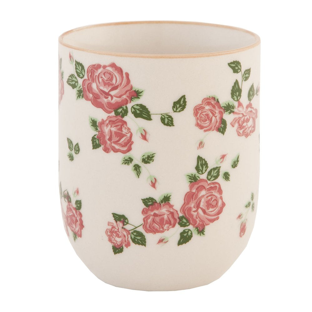 Mok 100 ml Roze Porselein Bloemen Theemok
