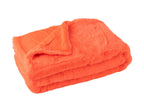 J-Line deken Cutie - polyester - fluo oranje