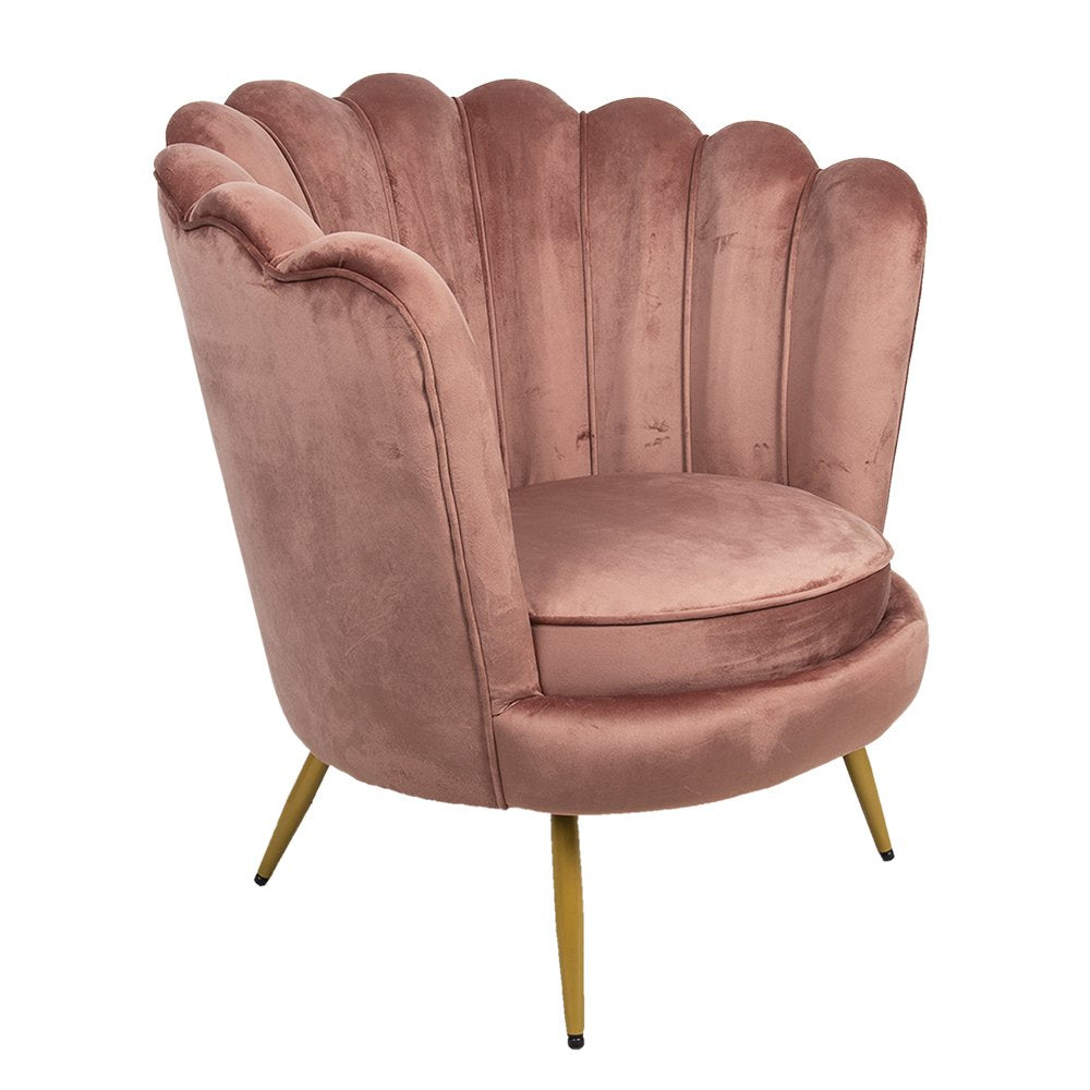 Fauteuil Roze Metaal