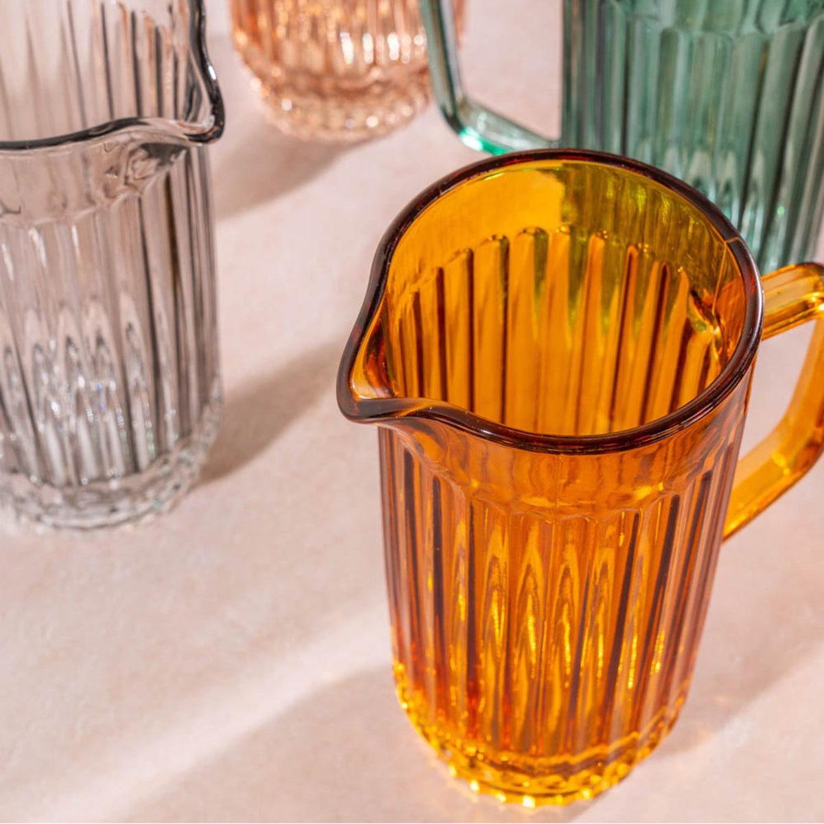 Karaf 110cl amberkleurig